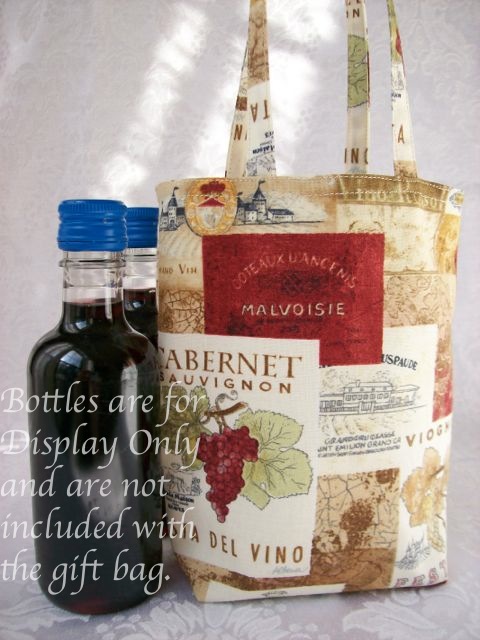 small wine bottle gift bags